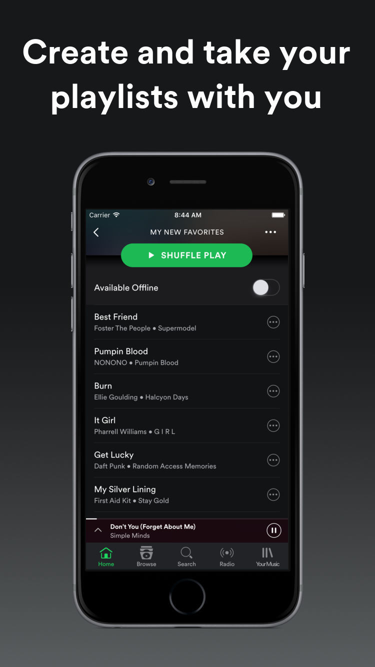 Spotify iphone app update problem